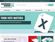 Tablet Screenshot of aboutmyvote.co.uk